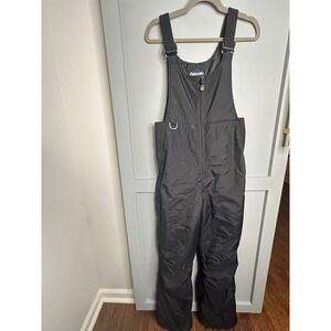 Rawik Black Ski Snow Bib Overalls Pants Youth Size S Waterproof Insulated